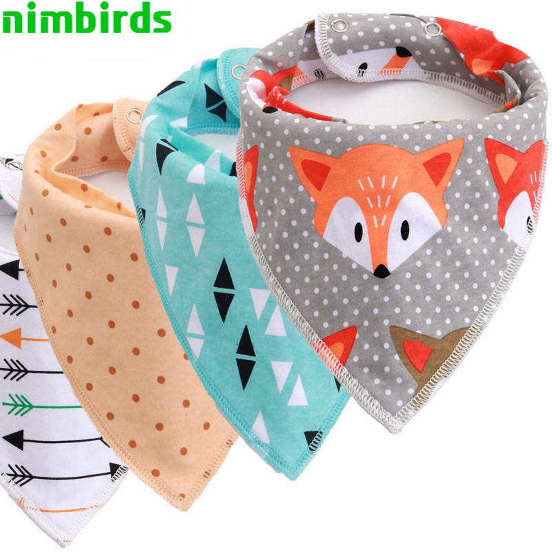 Washable Infant Bibs With Print